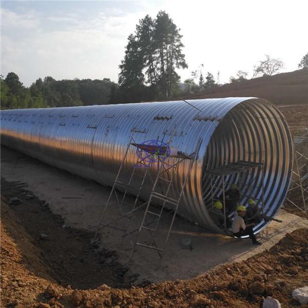 supply corrugated steel culvert pipe to Sarawak, Malaysia